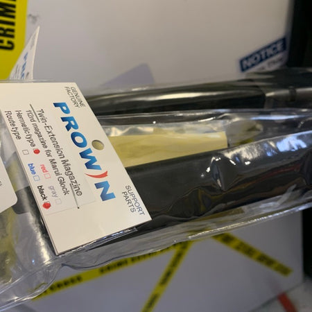 Prowin Twin Extension Magazine 112Rds for Marui TM G Model GBB Pistol Series ( Hermetic Type )-Grey