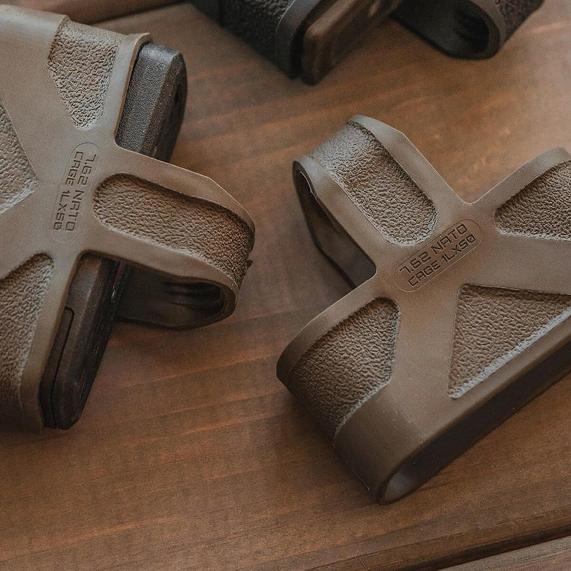 MAGPUL 7.62 NATO Magazine Rubber for 7.62, AR10, M110, SR25 ( 3 Pack ) ( Black / FDE / OD )-Olive Drab