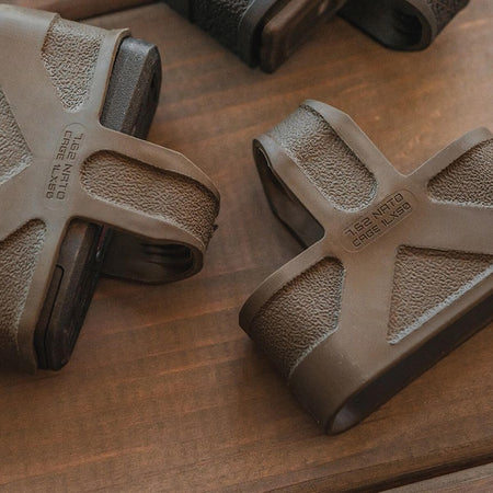 MAGPUL 7.62 NATO Magazine Rubber for 7.62, AR10, M110, SR25 ( 3 Pack ) ( Black / FDE / OD )-Olive Drab