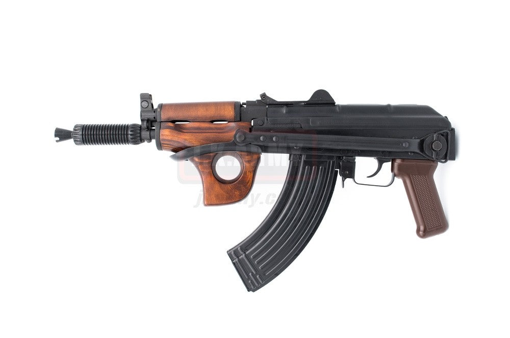 GHK AKMSU Gas Blowback Rifle GBBR ( Black )