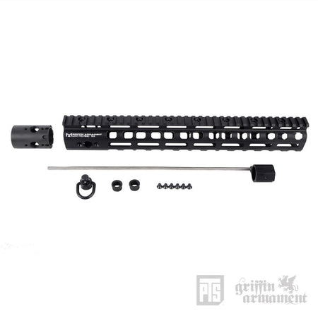 PTS Griffin Armament Low Pro RIGID™ M-LOK 13.5" Rail ( BK )