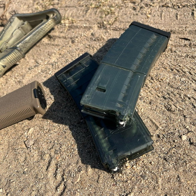 Alpha H&K License PTW M4 Series 120 Rds Polymer Magazine ( Black ) ( H&K PTW M4 Polymer Magazine )