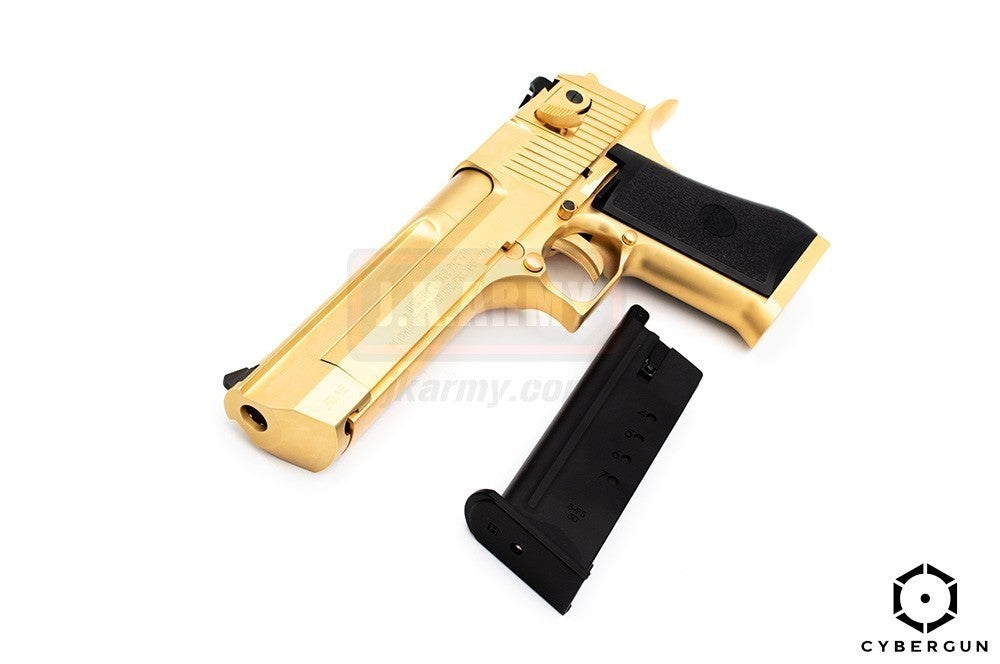 Cybergun WE Desert Eagle Gas GBB Airsoft Pistol ( Gold ) ( Asia Market Edition )