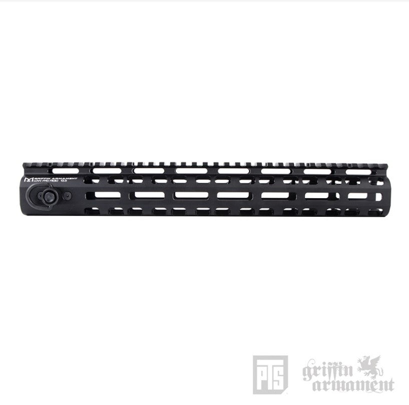 PTS Griffin Armament Low Pro RIGID™ M-LOK 13.5" Rail ( BK )