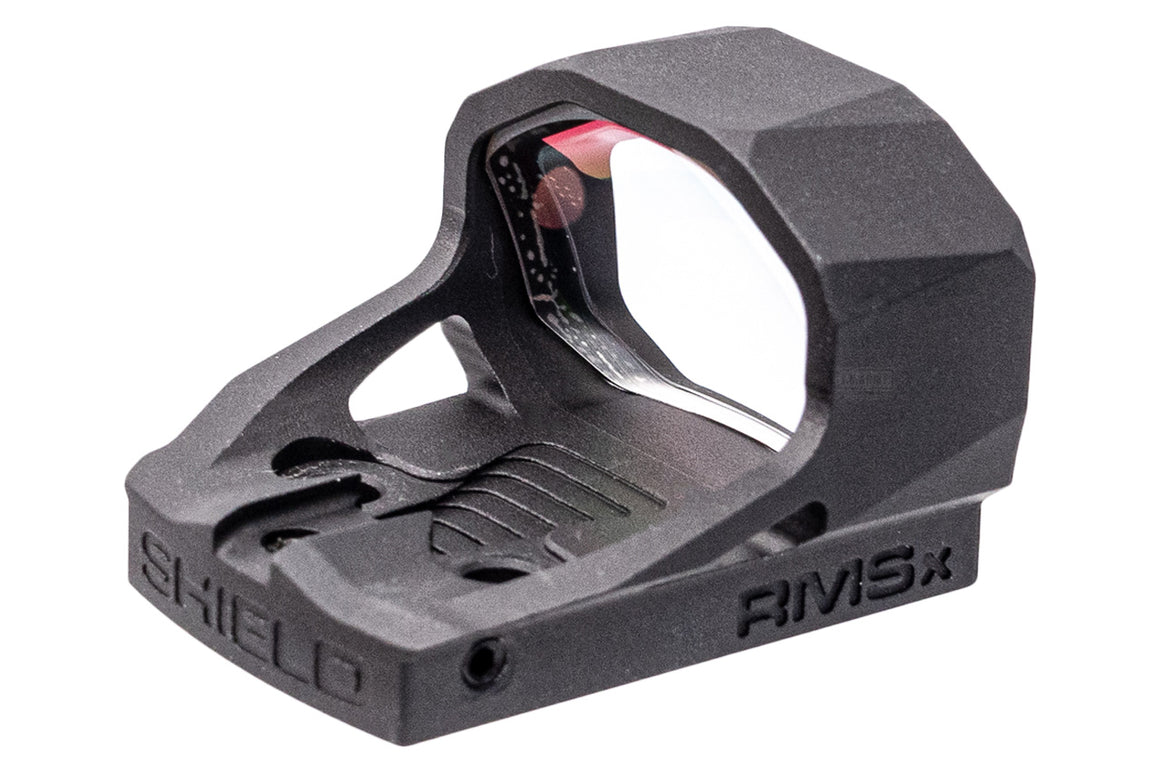 SHIELD Sights Glass Edition RMSx Reflex Mini Sight XL Lens Red Dot Sight -Black-8 MOA