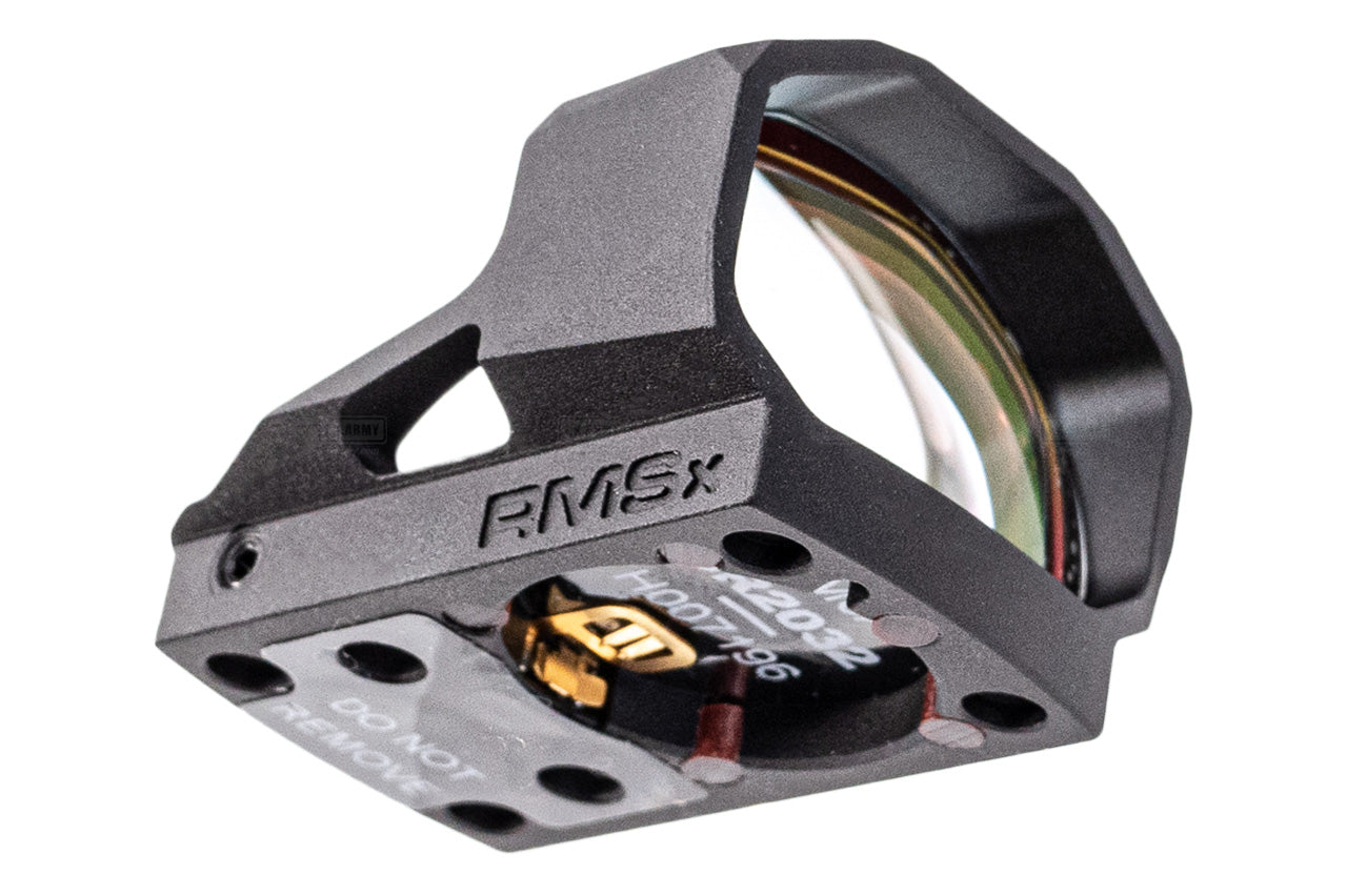 SHIELD Sights Glass Edition RMSx Reflex Mini Sight XL Lens Red Dot Sight -Black-65 MOA Ring w/ 2 MOA Dot