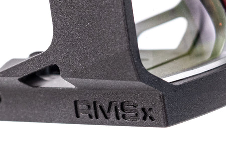 SHIELD Sights Glass Edition RMSx Reflex Mini Sight XL Lens Red Dot Sight -Silver-8 MOA