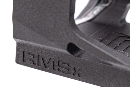 SHIELD Sights Glass Edition RMSx Reflex Mini Sight XL Lens Red Dot Sight -Silver-8 MOA