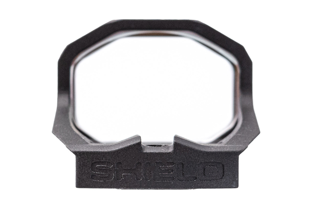 SHIELD Sights Glass Edition RMSx Reflex Mini Sight XL Lens Red Dot Sight -Silver-8 MOA