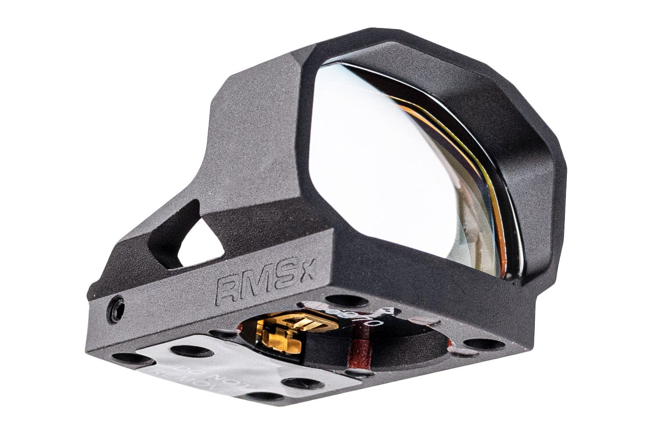 SHIELD Sights Glass Edition RMSx Reflex Mini Sight XL Lens Red Dot Sight -Gunmetal Grey-4 MOA