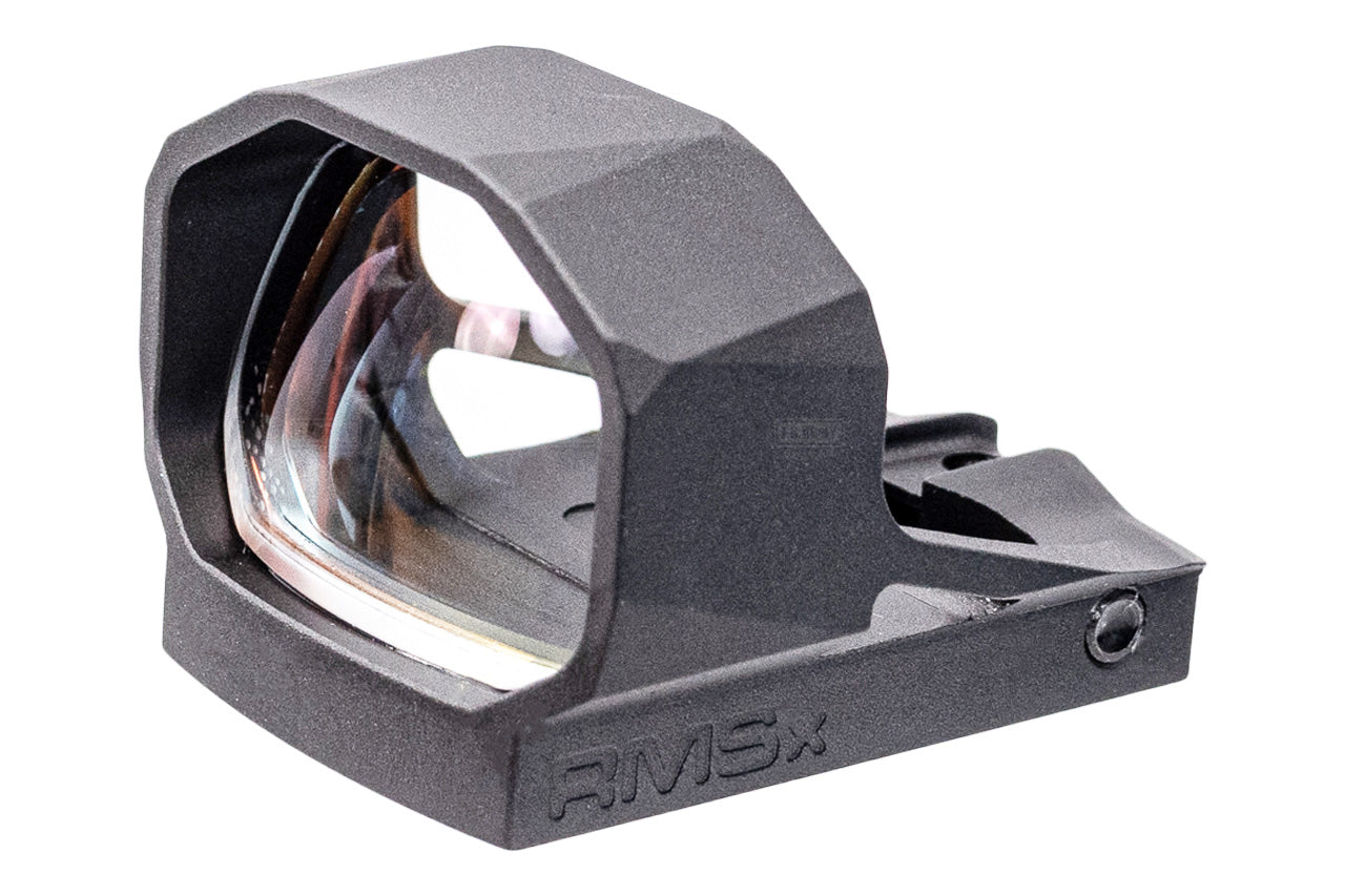 SHIELD Sights Glass Edition RMSx Reflex Mini Sight XL Lens Red Dot Sight -Gunmetal Grey-4 MOA