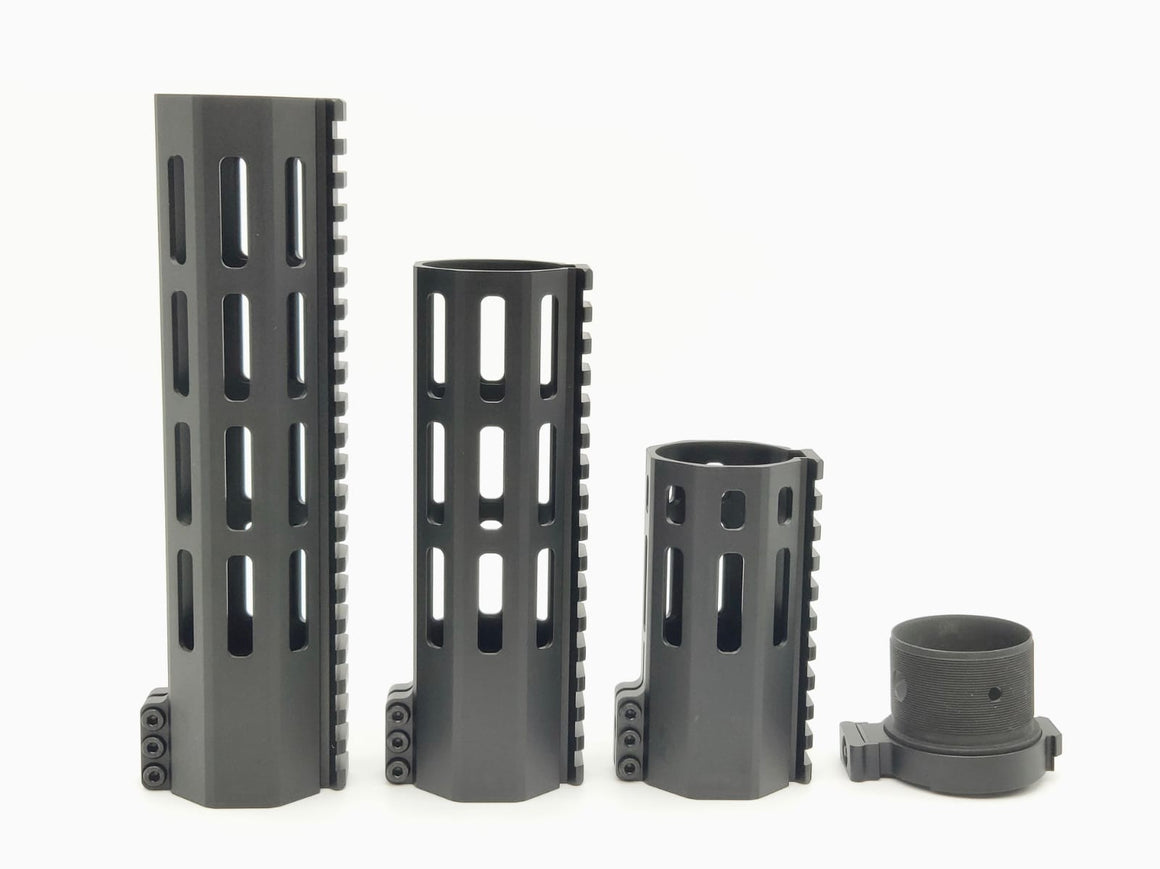 RGW M4 QD Takedown System M-LOK Rail Handguard for TM MWS / WE / VFC M4 AR15 GBB ( 4" / 7" / 9" / 12" )-12" Rail