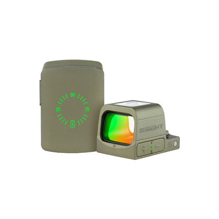 OLIGHT Osight S Rechargeable Reflex Sight With Magnetic Charging Cover ( 2 MOA Dot w/ 32 MOA Circle ) ( Olive Green )
