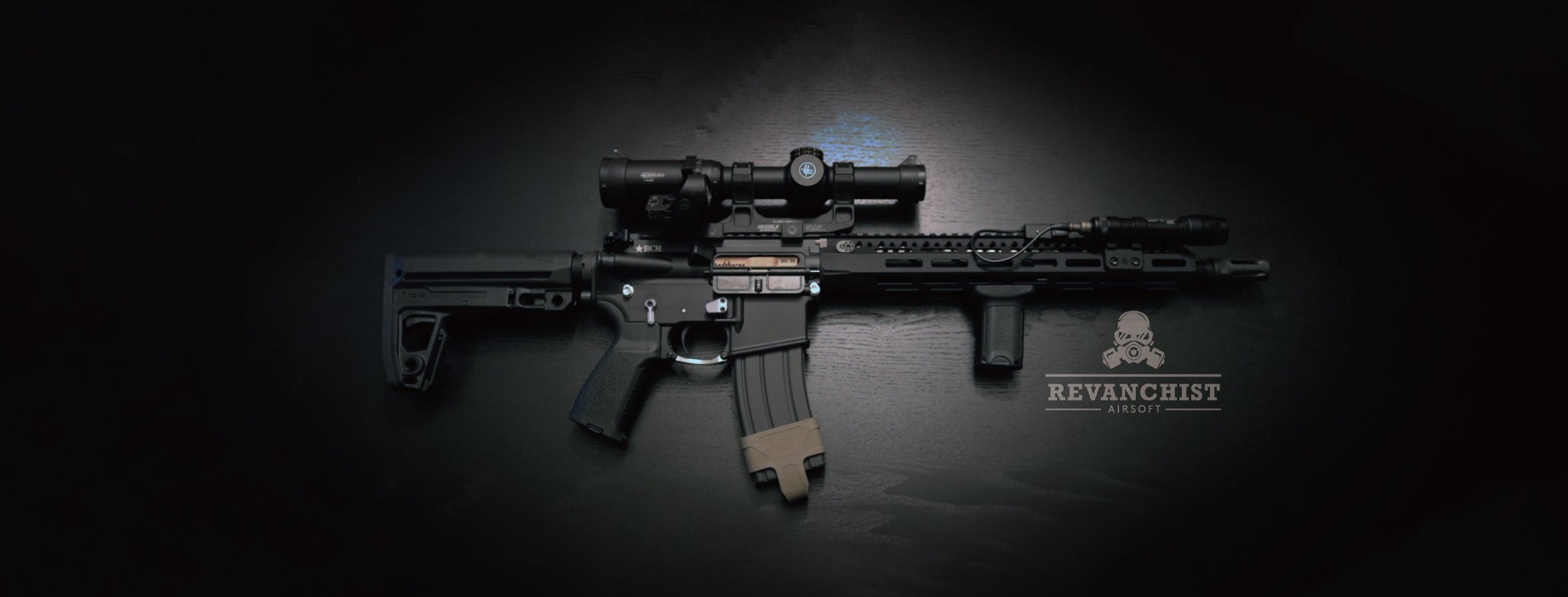 Revanchist Mag Release For Marui M4 / AR MWS ( Black / Tan / Grey )-Grey