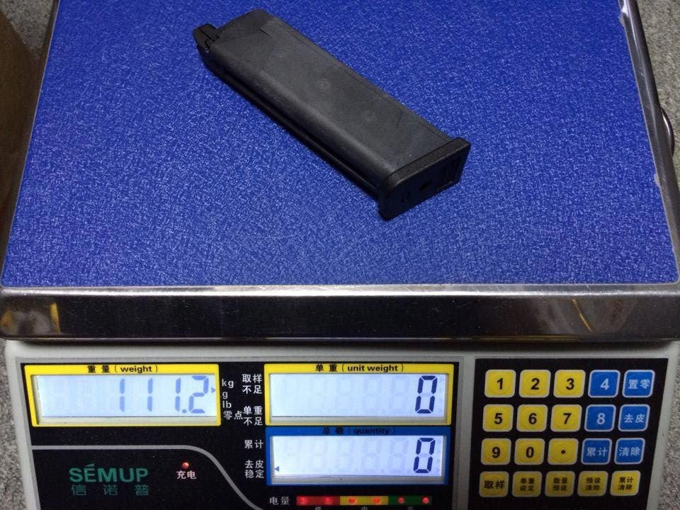 WE G Series Light Competition Speed GBB Pistol 25rds Magazine for G Model 17, 18C etc.