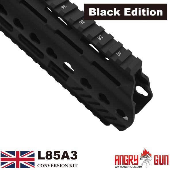 Angry Gun L85A3 Conversion Kit for AEG G&G / ICS / WE GBB ( Black Edition )-WE GBBR