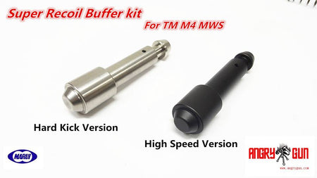 Angry Gun Super Recoil Buffer kit for Tokyo Marui M4 GBB MWS - High Speed Version