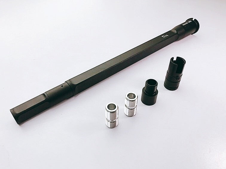 Pro&T S Style fluted barrel kit for MWS GBB 14.5" Carbine Length