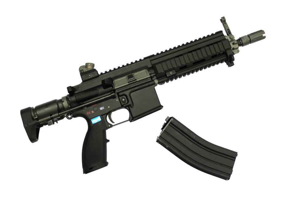 WE 416C GBB Open Chamber Airsoft Rifle ( Black )