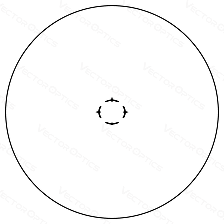 Vector Optics Paragon 1x16 Micro Prism Scope Red Dot ( Base Mount AP T2 Spec )