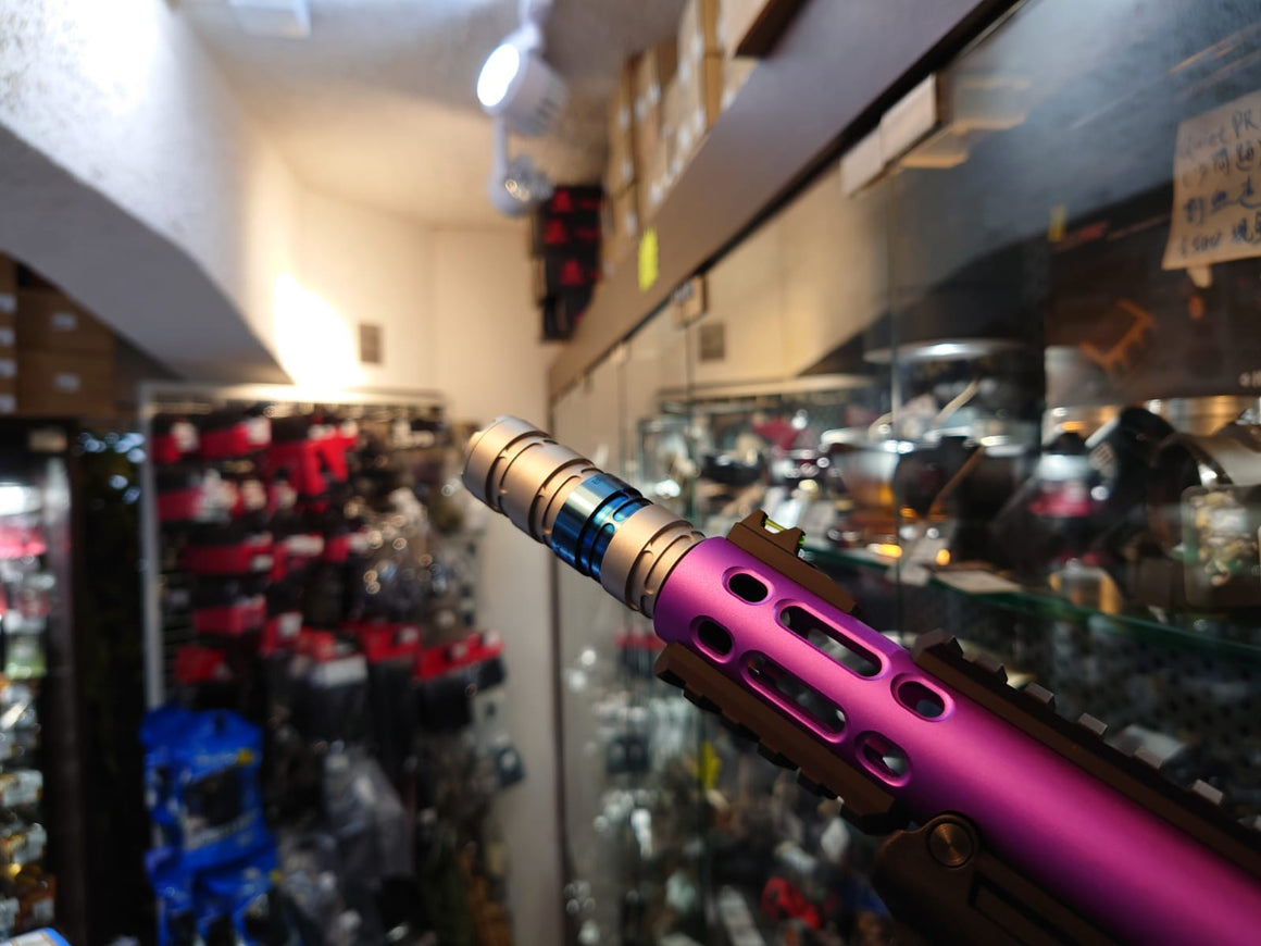 RGW Erector Dummy Barrel Extension for Airsoft AAP01 / WE Galaxy / KC-02 ( 14mm CCW )