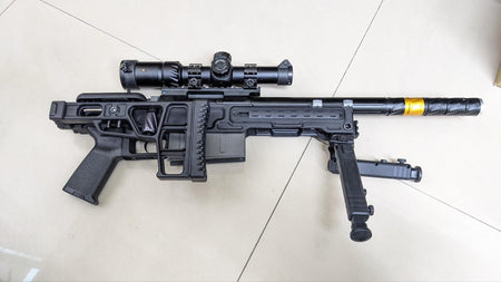 Maple Leaf MLC-S2 Chassis for TM VSR10 Sniper Rifle ( Foldable Stock ) ( Black )