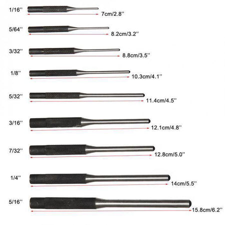 MF Tool Kit Hammer and Punches Set Type B ( Grey Pouch ) ( AR-15 M4 M16 Glock etc. Pin Punch Tool )