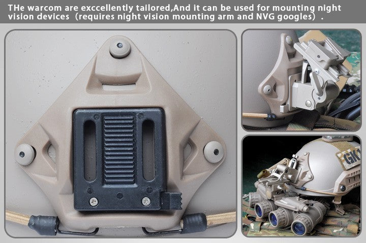 FMA Maritime Airsoft Dummy Helmet Aramid Fiber Version MT Type ( DE ) ( L/XL )