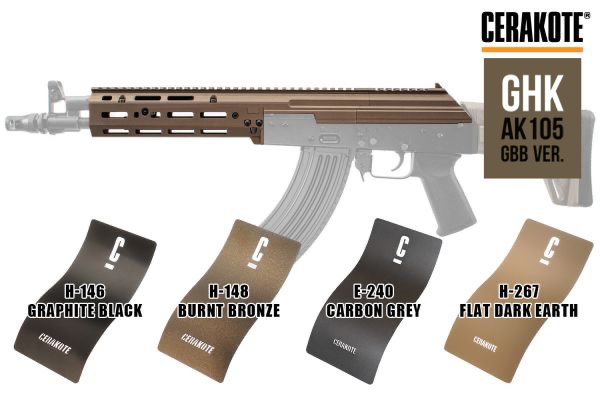 SAG PTD AK MK3 MIL-STD Full Top Rail Chassis Kit For GHK AKM