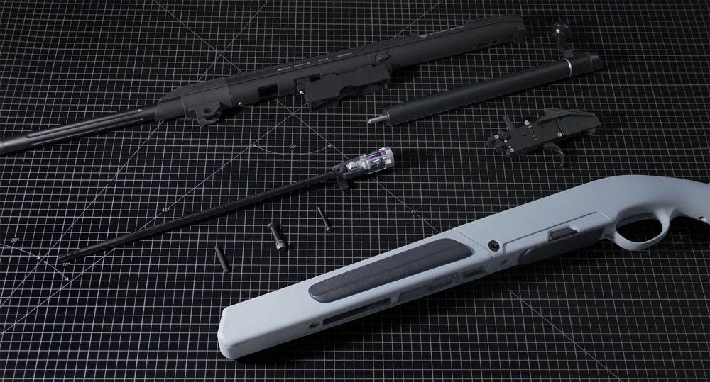 Modify Steyr Scout Airsoft Rifle ( Grey )