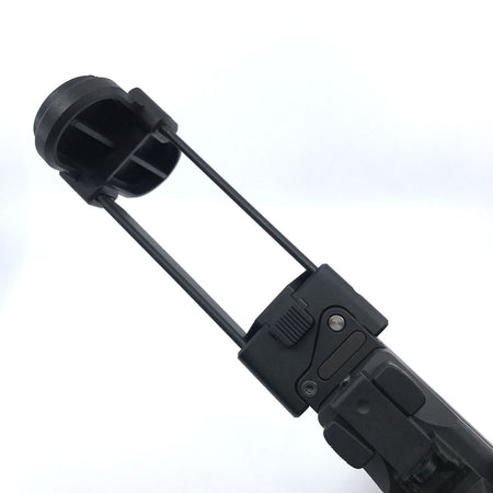 Airsoft Artisan CNC Retractable Stock for KSC / KWA MP9 / TP9 ( Type B ) ( BK / DE )-Dark Earth ( DE )