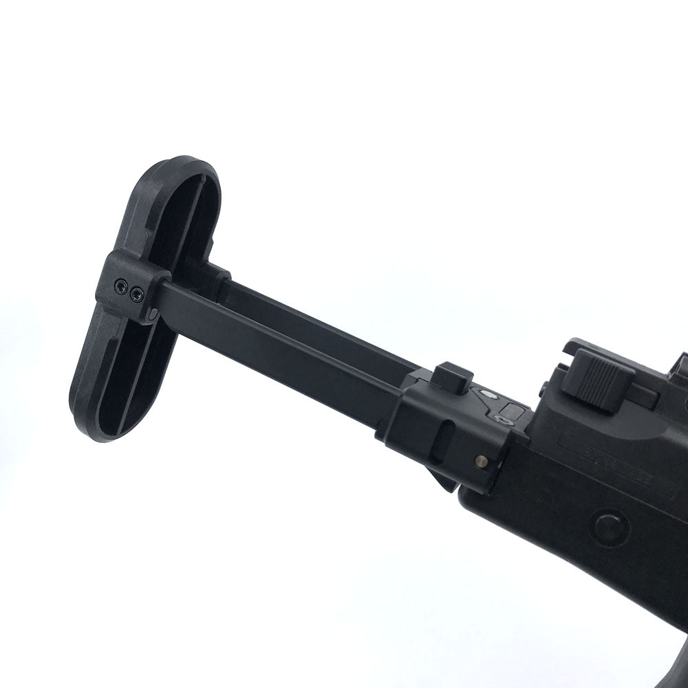 Airsoft Artisan CNC Retractable Stock for KSC / KWA MP9 / TP9 ( Type B ) ( BK / DE )-Dark Earth ( DE )