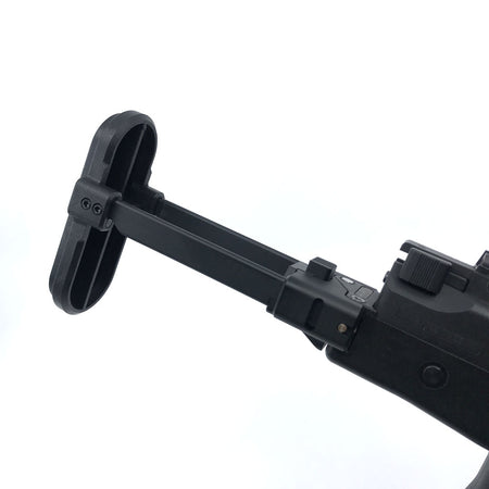 Airsoft Artisan CNC Retractable Stock for KSC / KWA MP9 / TP9 ( Type B ) ( BK / DE )-Dark Earth ( DE )