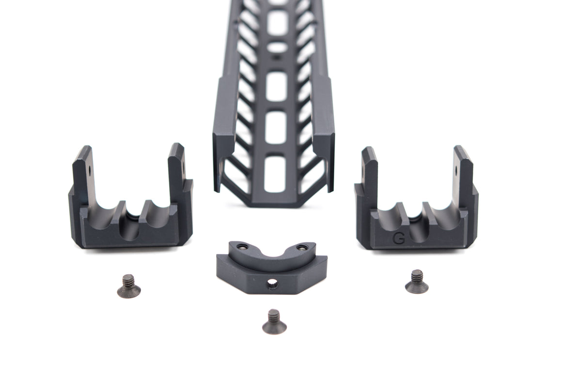 RGW RSR Style AK M-LOK 10 Inch Handguard Rail for GHK / LCT AK Series ( Black )