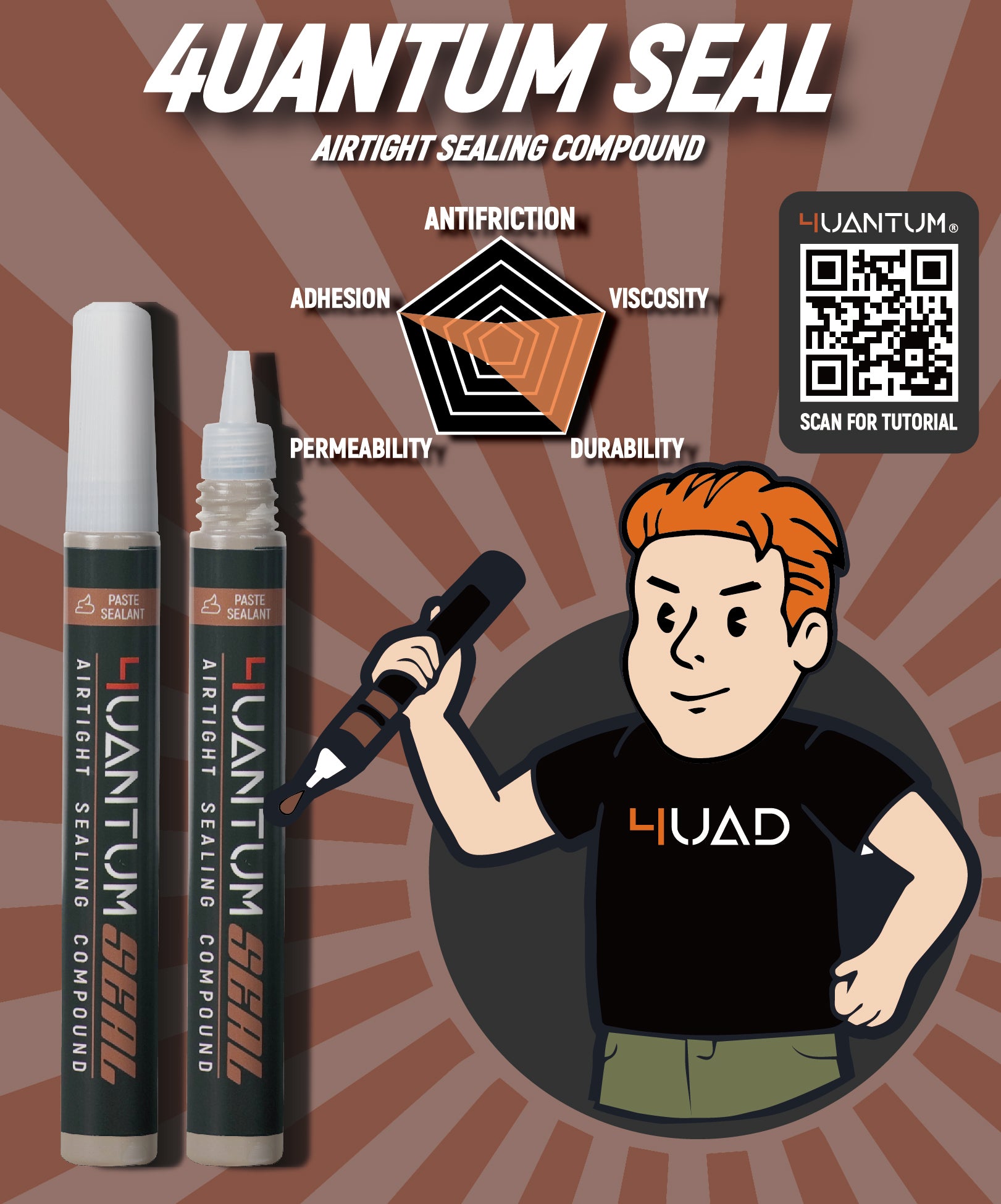 4UANTUM SEAL High Viscosity Airtight Sealant ( 量子工業 氣密油膏筆 )