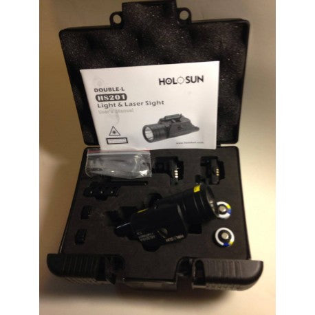 HOLOSUN DOUBLE-L HS201RA 250Lumen LED Light Combine with Red Laser