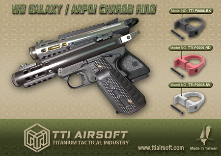 TTI Airsoft Charge Ring for Galaxy G-Series & AAP-01 ( AAP01 )-Red