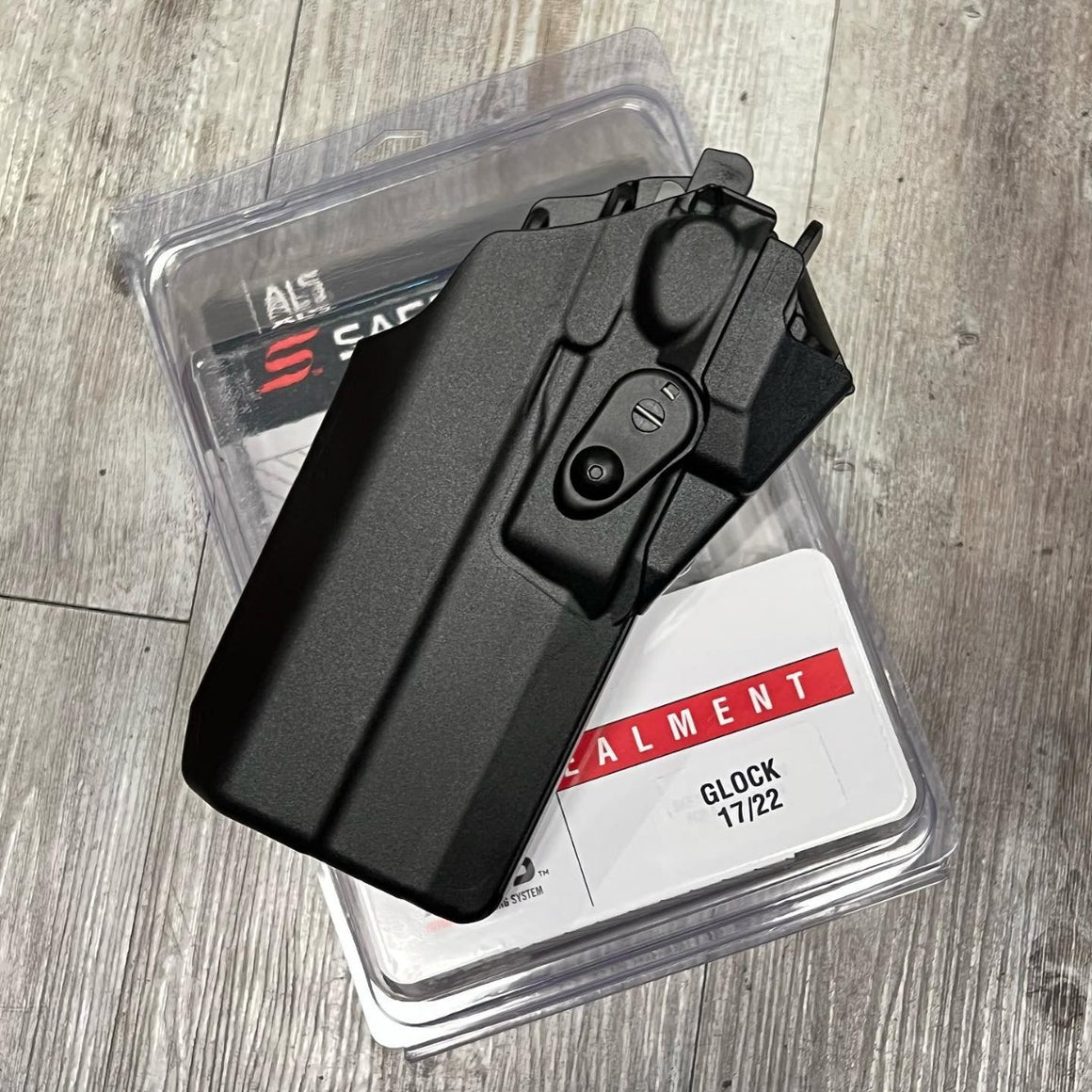 Safariland Model 7379 RDS 8325 ALS Holster for Glock 17 , 22 Gen 1-5 with SF X300 / M3 / TLR-1 / APL Flashlight ( RMR )-Dark Earth ( DE )