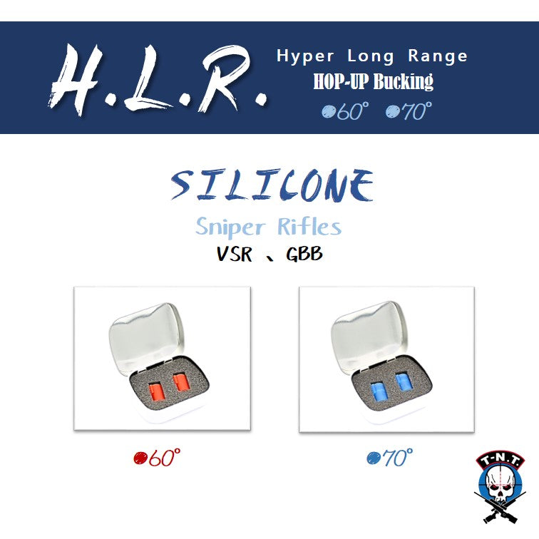 TNT APS-X H.L.R Hop Up Silicone Rubber Bucking for Marui / WE / KJ GBB Pistol & GBBR & VSR ( Hyper Long Range )-GBB / VSR-70°