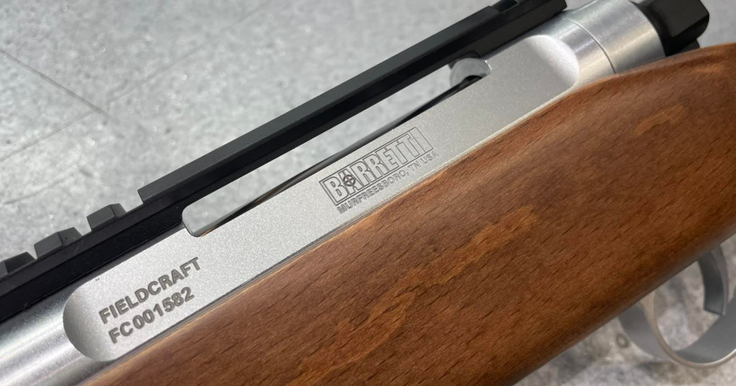 EMG Barrett Fieldcraft Sniper Rifle Spring Power - Wood BFMI ( VSR Mag & VSR-10 Spec ) ( by APS )