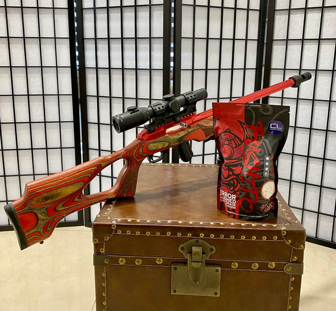 CL Project Bushido Master Grade Tracer 6mm BBs (  5.95mm +- 0.01mm , ABS Precision ) ( 0.20g / 0.25g ) (  2000rds per bag )-0.25g