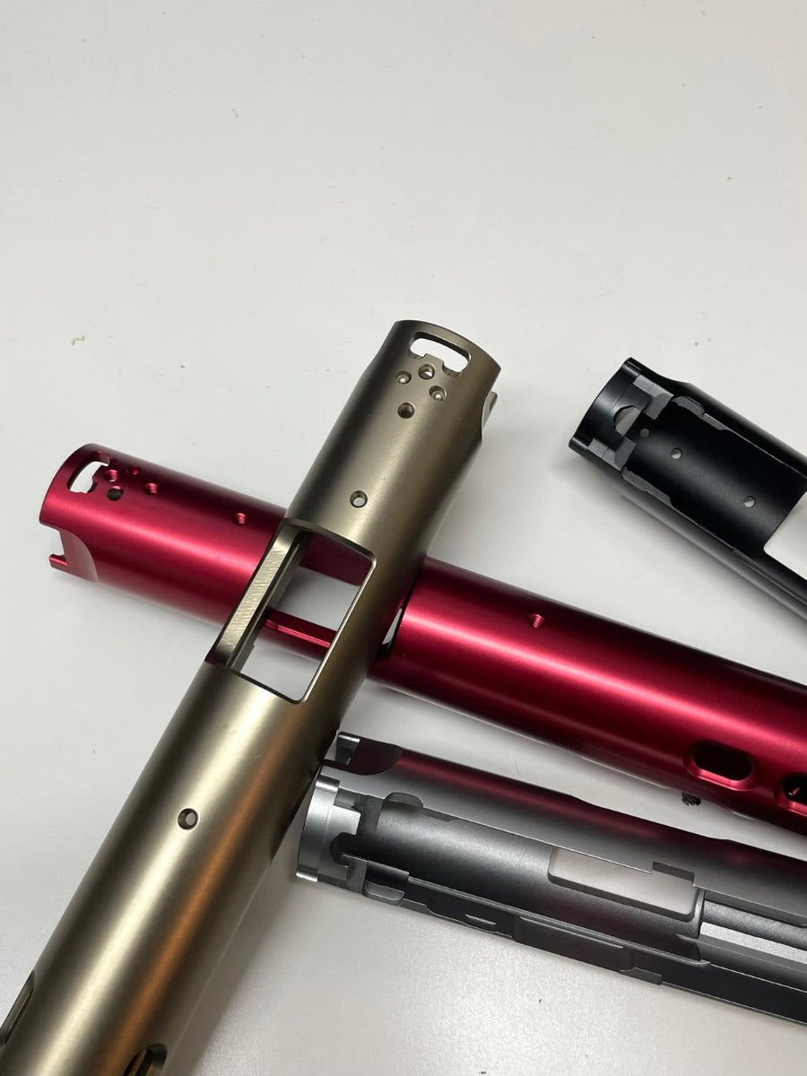 RGW CNC AAP01 Upper Slide for AAP01 GBBP ( AAP-01 )-Type C , Dot Cut-Black