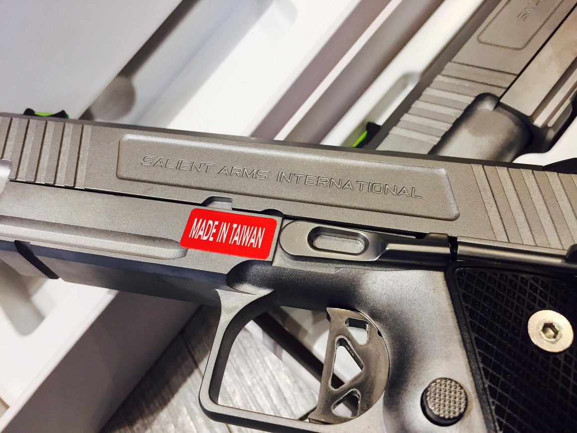 EMG SAI 2011 DS Hi-Capa 5.1 Airsoft GBB Pistol ( Silver )