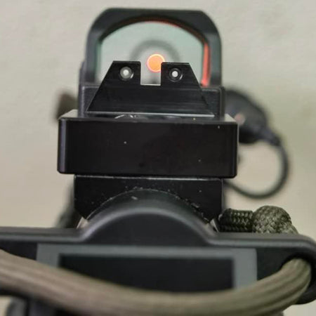 Bow Master Night Rear Sight RMR Mount For Umarex / VFC HK53 / MP5 / G3 GBB & TM MP5A5 Next Gen AEG