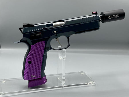 CL Project 7075 Aluminum Fixed Outer Barrel for ASG KJ CZ Shadow 2 GBBP Series ( 11mm CW Threaded )-No Threaded-Black