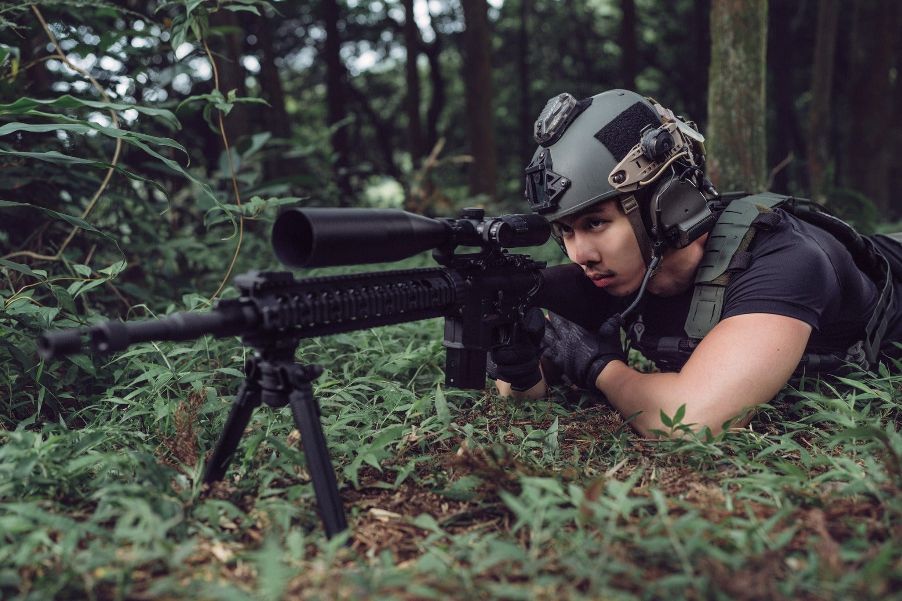 GHK Colt MK12 MOD 1 GBB Rifle Airsoft ( Forging Version ) ( Cybergun Colt Licensed )