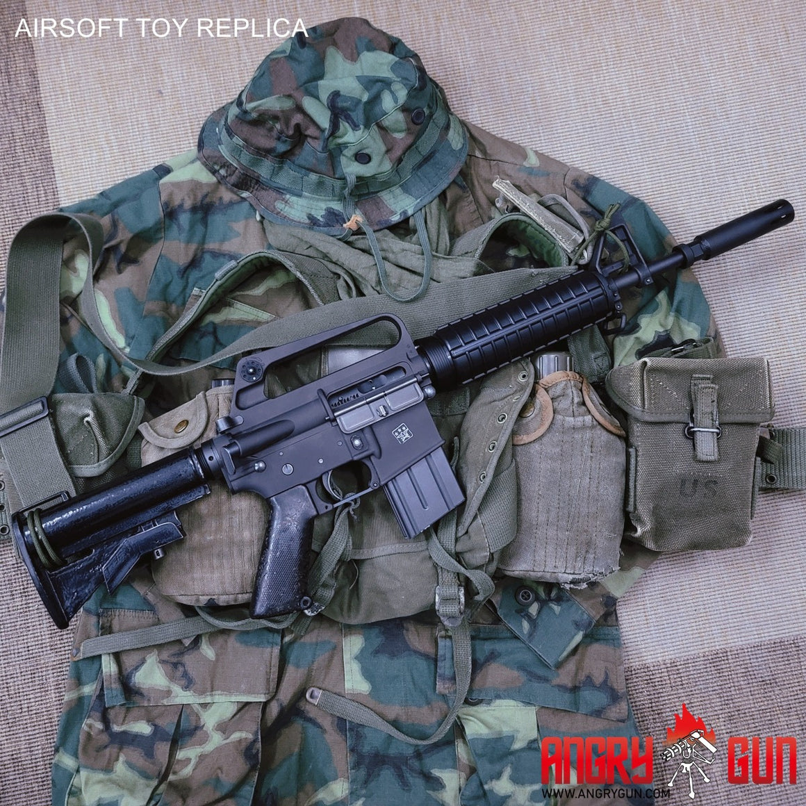 Angry Gun Steel 11.5" inch Outer Barrel & Moderator Front Set for XM177E2 Conversion Kit / Tokyo Marui M4 MWS GBBR Airsoft ( CAR-15 XM177 / M-177 Commando )