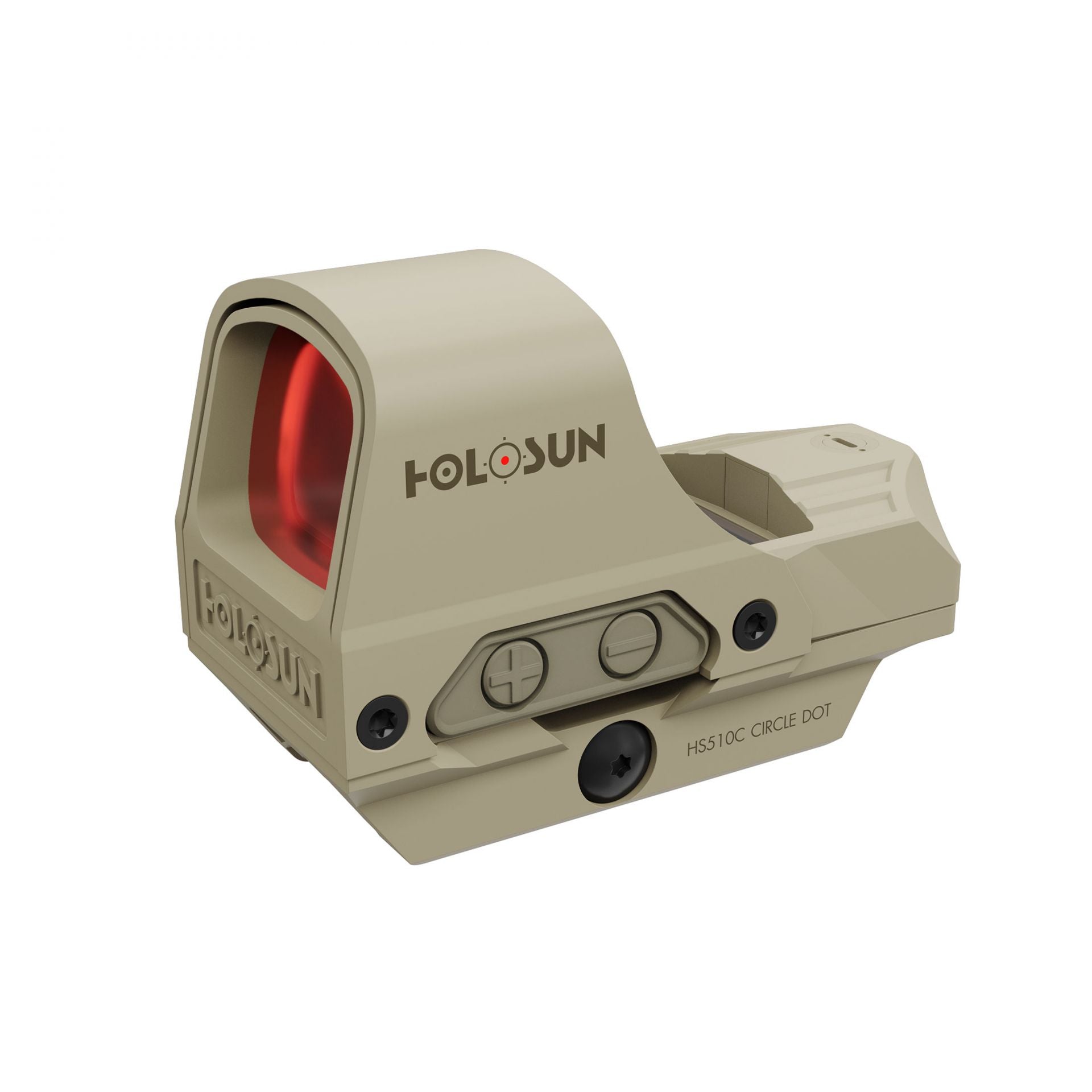 HOLOSUN HS510C FDE Circle Dot & Solar ( Red Dot Sight )