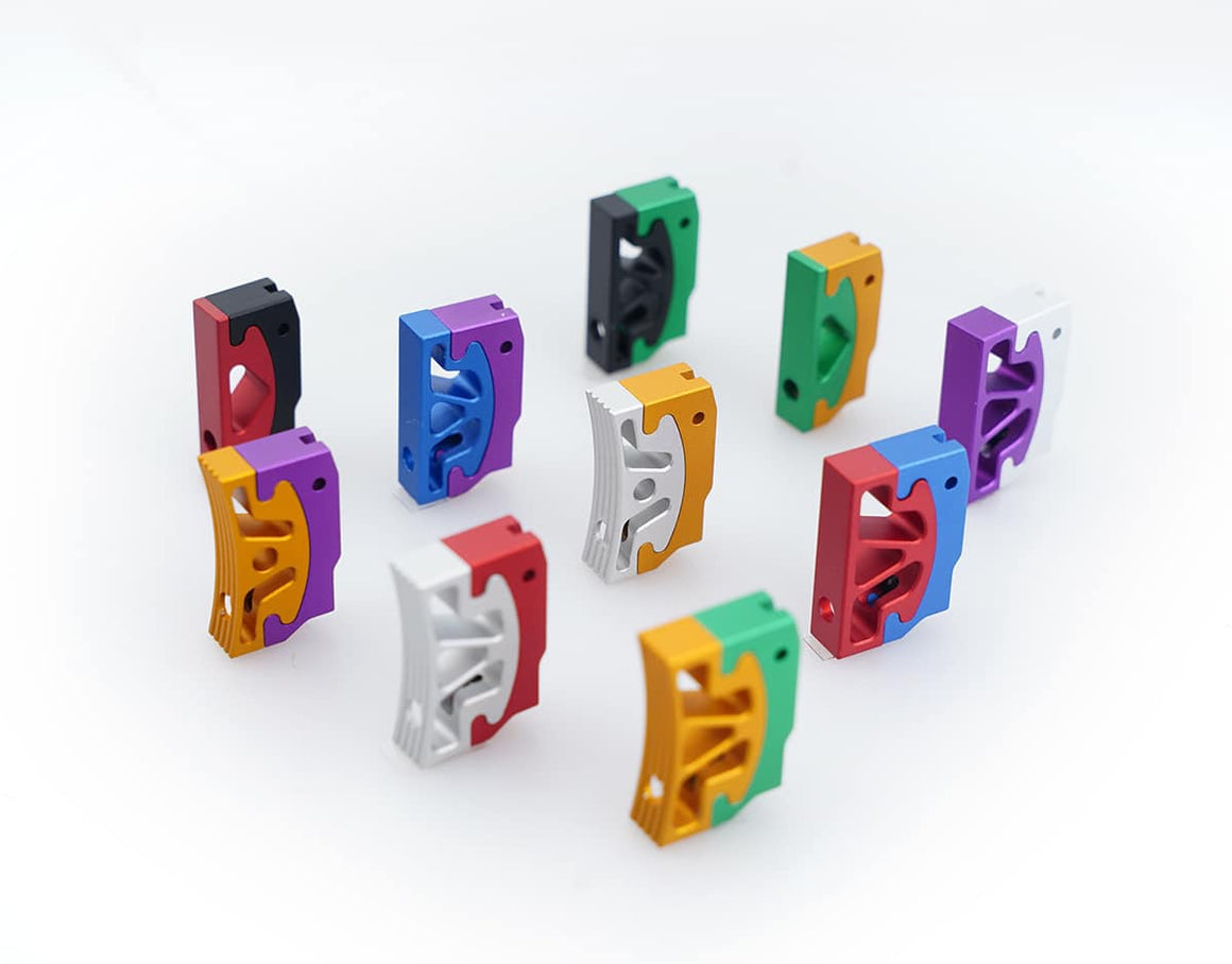 5KU Module 545 Trigger 2 Shoe A / B / C For TM Hi-Capa GBBP ( 545S / 545M / 545L )-545L-Black