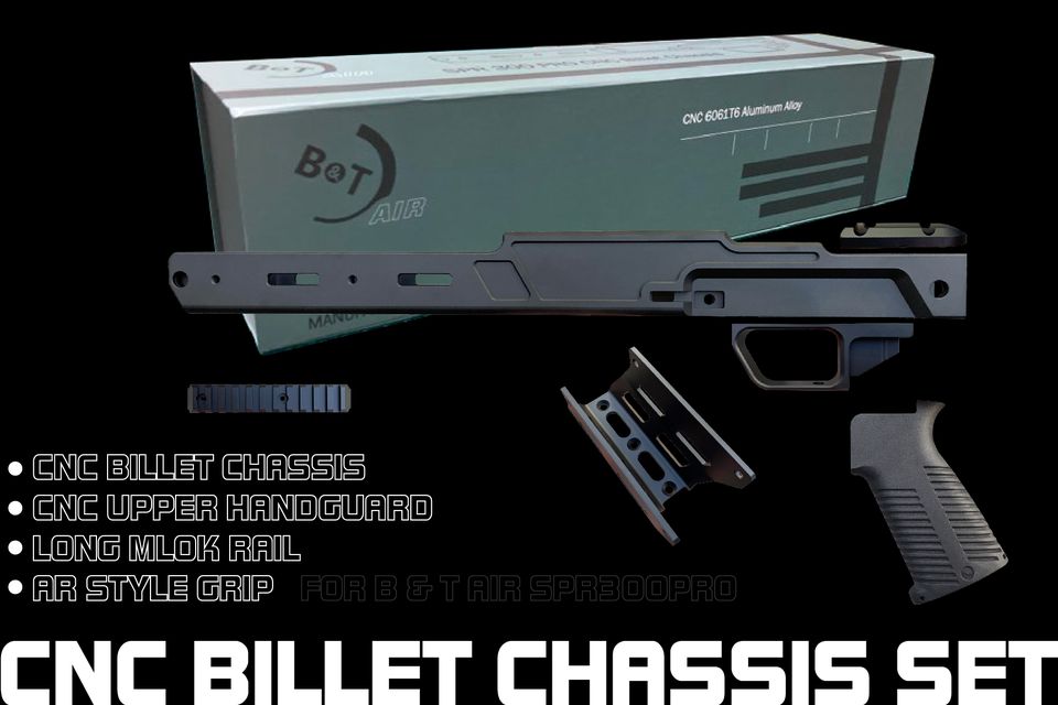 Archwick B&T SPR 300 Pro 6061-T6 Aluminum CNC Billet Chassis & M-LOK Handguard Rail Set